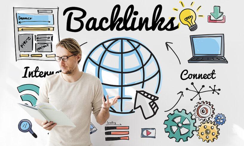 Backlinks Technology Online Web Concept